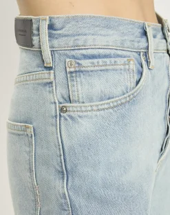Femme Scotch & Soda Jeans^Jean boyfriend crop det couture bleu clair