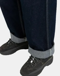 Femme Element Jeans^Jean brut large bleu foncé