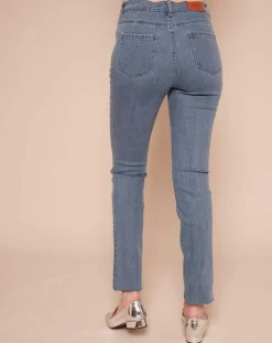 Jean Cachette Droit bleu-Derhy Clearance