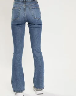 Jean charm flare taille haute bleu moyen-Scotch & Soda Discount