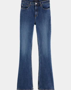 Jean charm flare taille haute bleu moyen-Scotch & Soda Discount