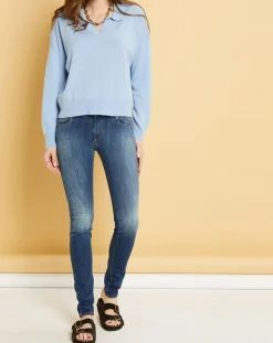 Femme Acquaverde Jeans^Jean Denim Blake h brushed