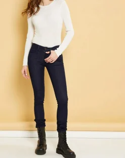 Femme Acquaverde Pantalons^Jean Denim Blue Hanneli brut