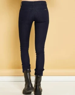 Femme Acquaverde Pantalons^Jean Denim Blue Hanneli brut