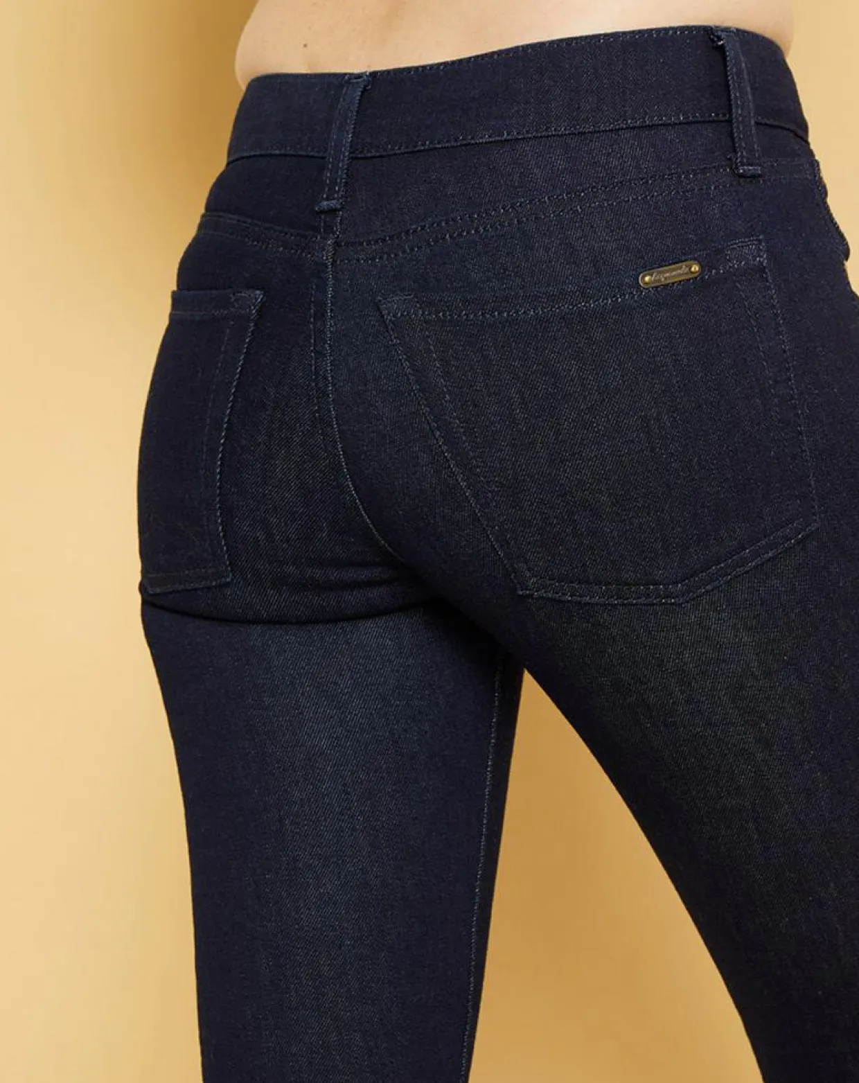 Femme Acquaverde Pantalons^Jean Denim Blue Hanneli brut