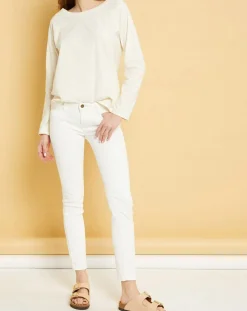 Femme Acquaverde Jeans^Jean Denim Craft Scarlett blanc