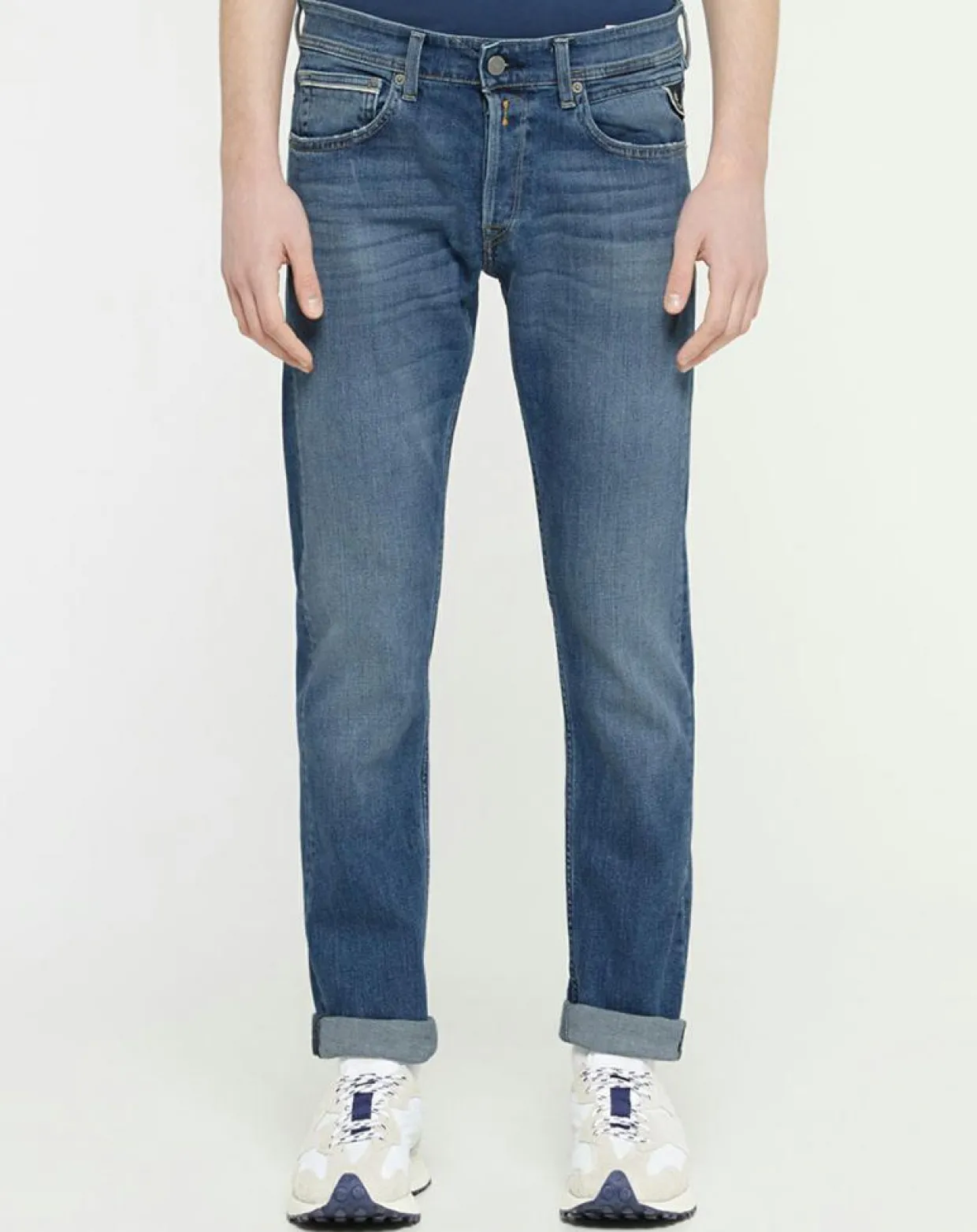 Homme Replay Jeans^Jean Denim Functional bleu moyen