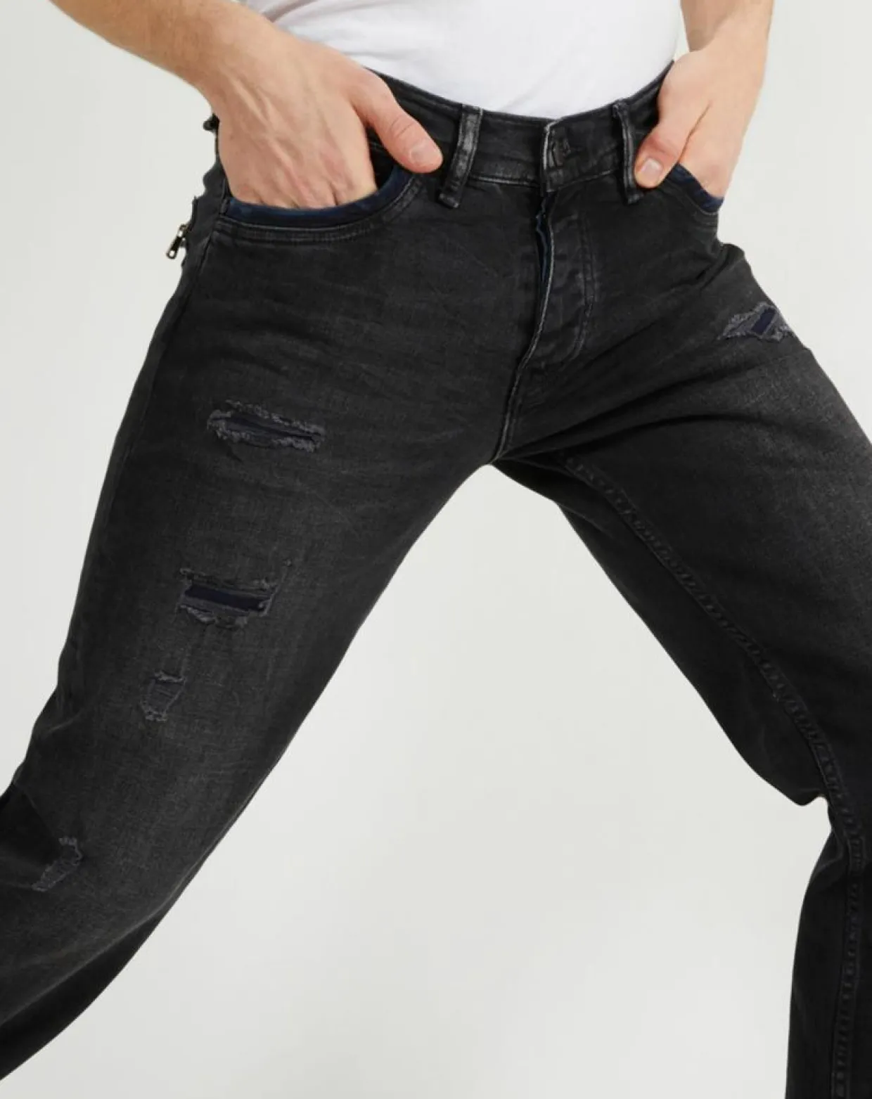 Jean Dolare gris foncé-Kaporal Discount