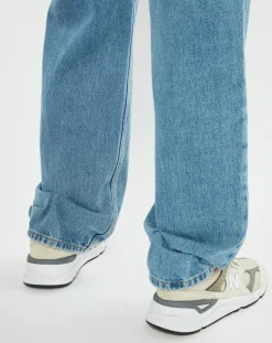 Jean droit 100% Coton Bio Heddal Baggy Style bleu-Marc O'Polo Discount
