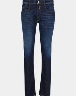 Homme Replay Jeans^Jean droit 100% Coton Bio Pure Denim Rocco bleu foncé