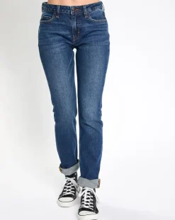 Jean droit bleu foncé-Esprit Clearance