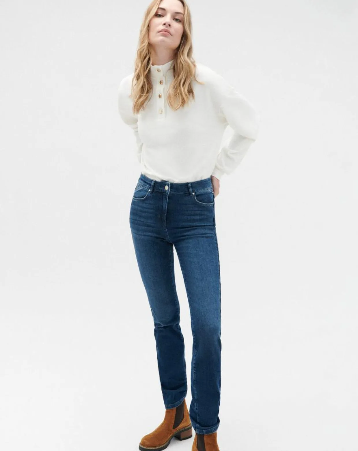 Jean droit Darlingta denim moyen-Caroll Outlet