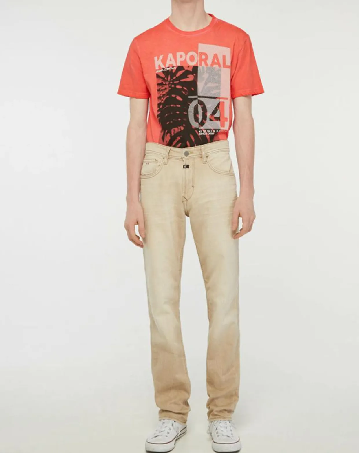 Homme Kaporal 5 Jeans^Jean Droit Datte beige