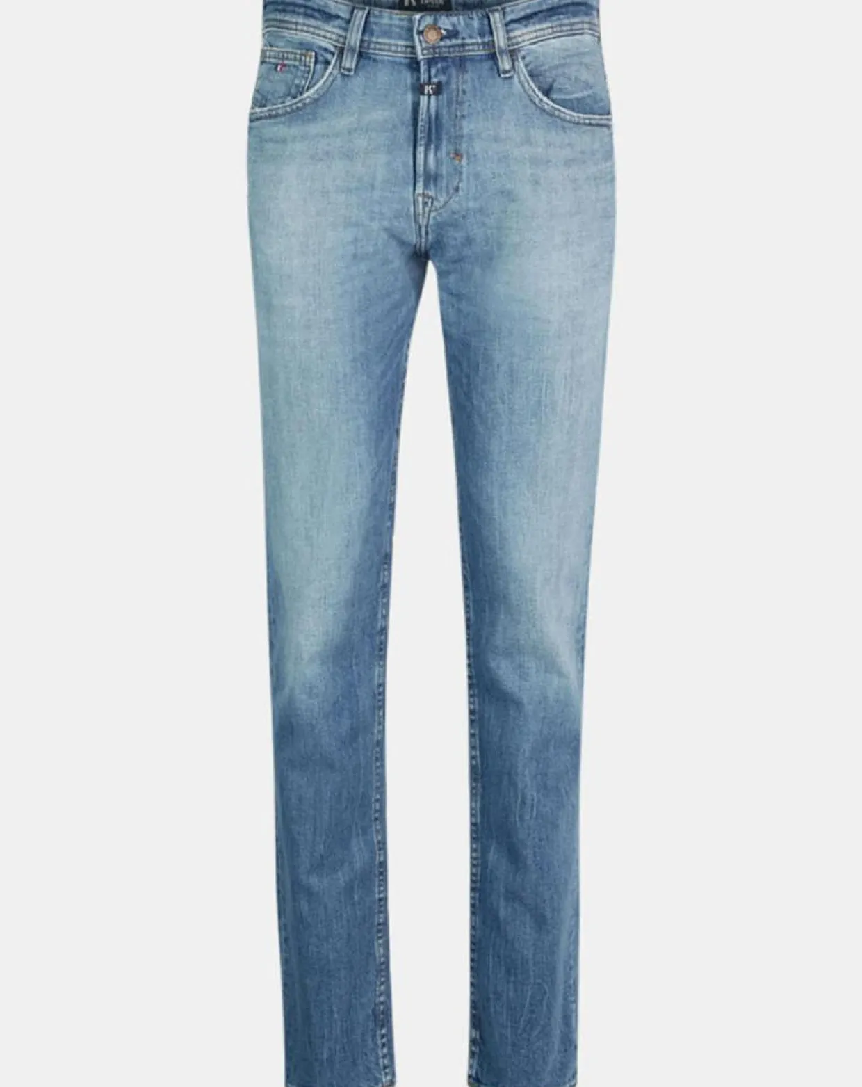 Jean Droit Datte délavé bleu-Kaporal 5 Hot