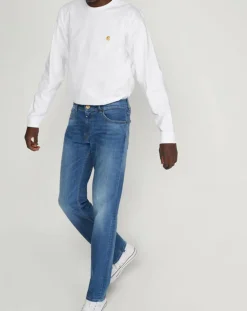 Homme Kaporal 5 Jeans^Jean Droit Datte délavé bleu