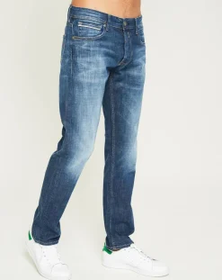 Homme Replay Jeans^Jean Droit Grover Green Is Better bleu