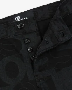 Jean Droit Logo noir délavé-The Kooples Outlet