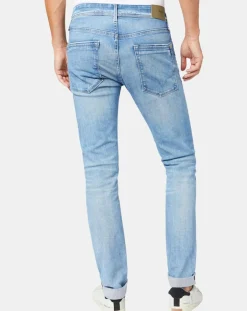 Homme Pepe Jeans Jeans^Jean Droit Stanley Destroy bleu clair