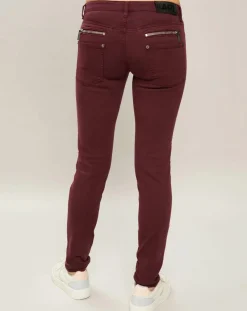 Jean Droit zip violet-Karl Lagerfeld