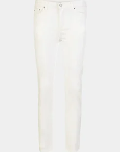 Jean en Coton Bio Lslim blanc-Galeries Lafayette