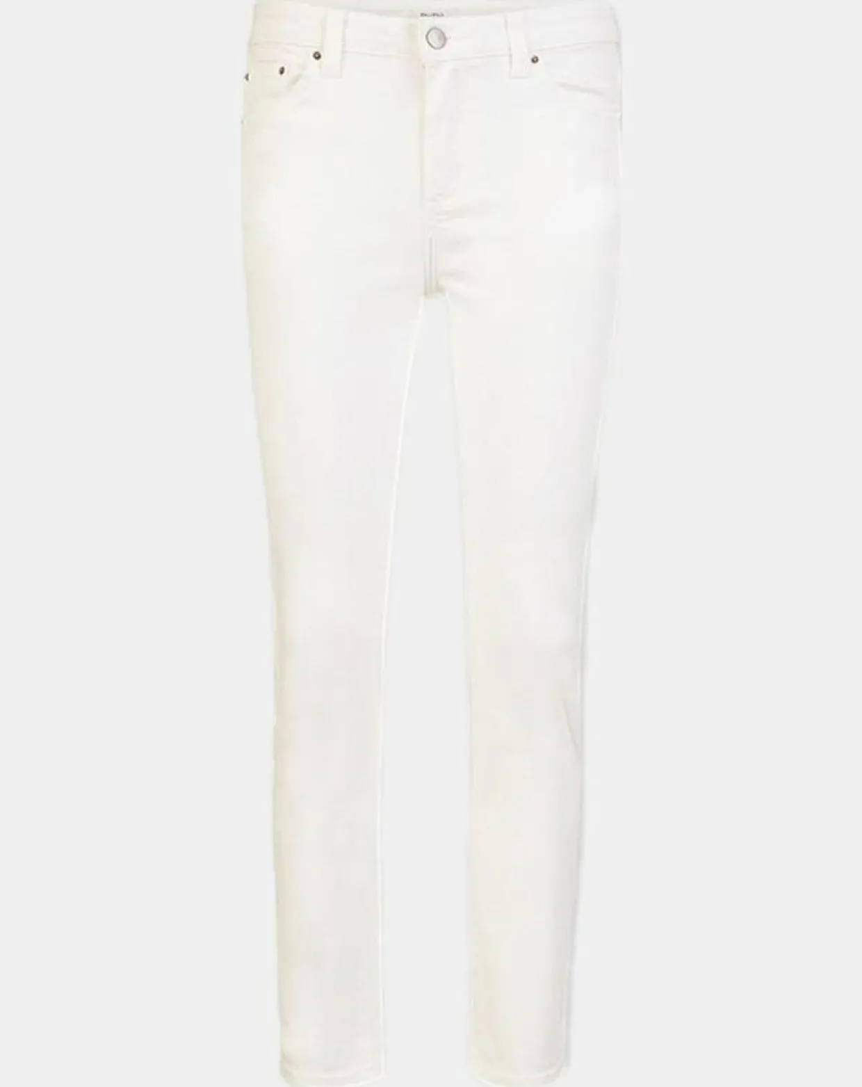 Jean en Coton Bio Lslim blanc-Galeries Lafayette