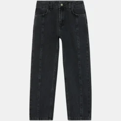 Jean en Coton bio Souris délavé noir-Galeries Lafayette & Kids Outlet