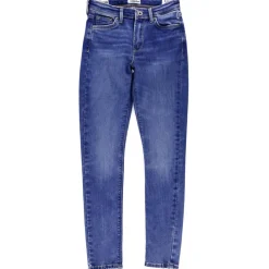 Enfant Pepe Jeans Fille^Jean en Toile de coton extensible Pixlette skinny fit taille haute bleu