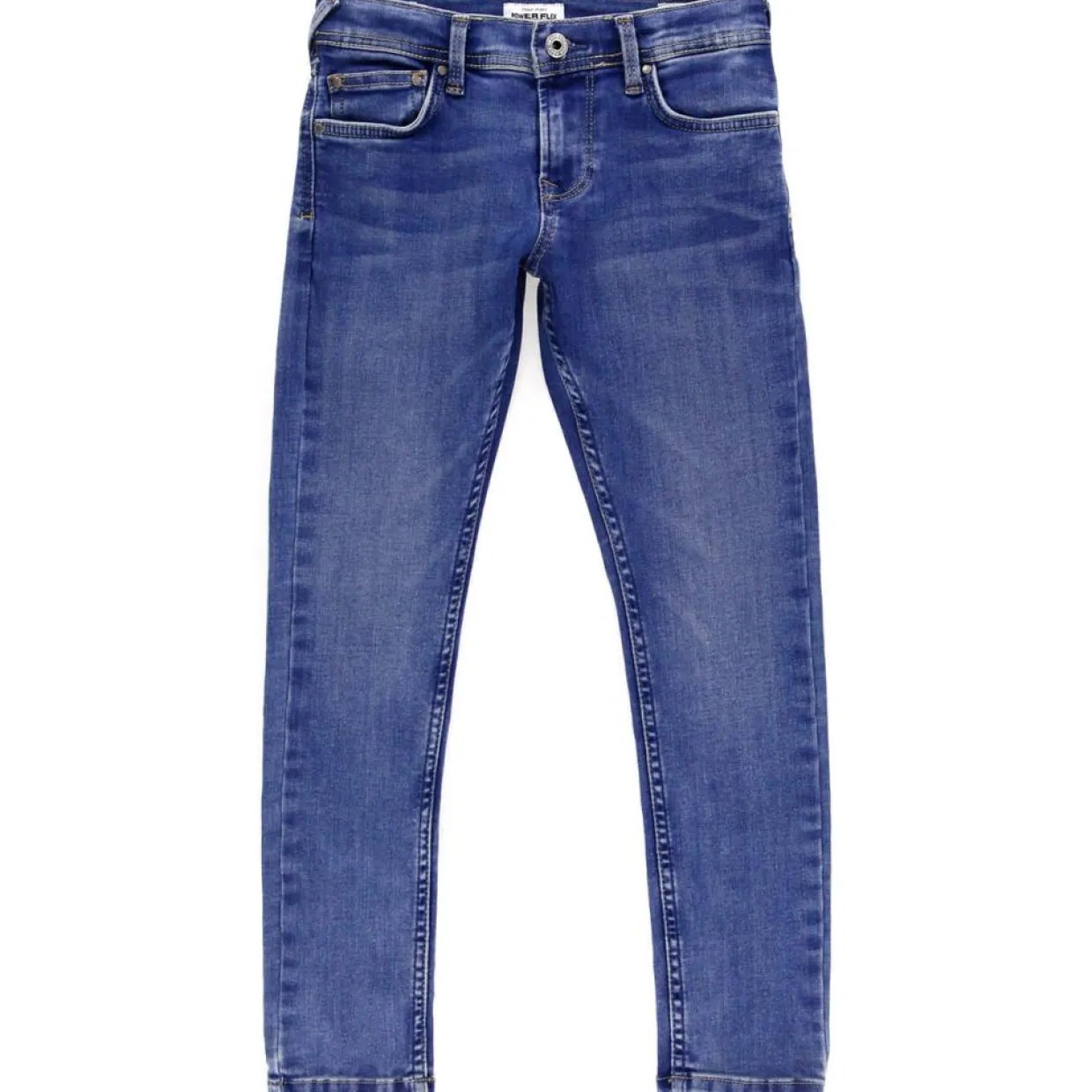 Enfant Pepe Jeans Fille^Jean en Toile de coton extensible Finly bleu