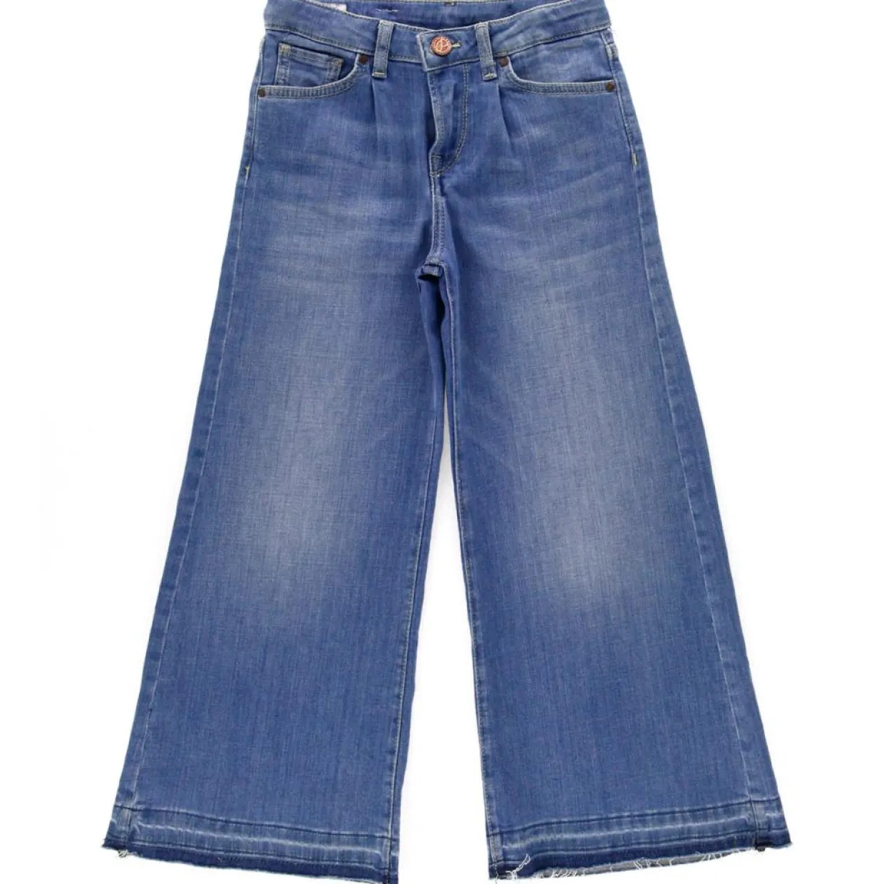 Enfant Pepe Jeans Fille^Jean en Toile de coton Jivey large bleu
