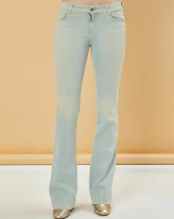 Femme Acquaverde Jeans^Jean flare Adriana bleu