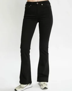Femme Scotch & Soda Jeans^Jean Flare en Coton Bio mélangé noir