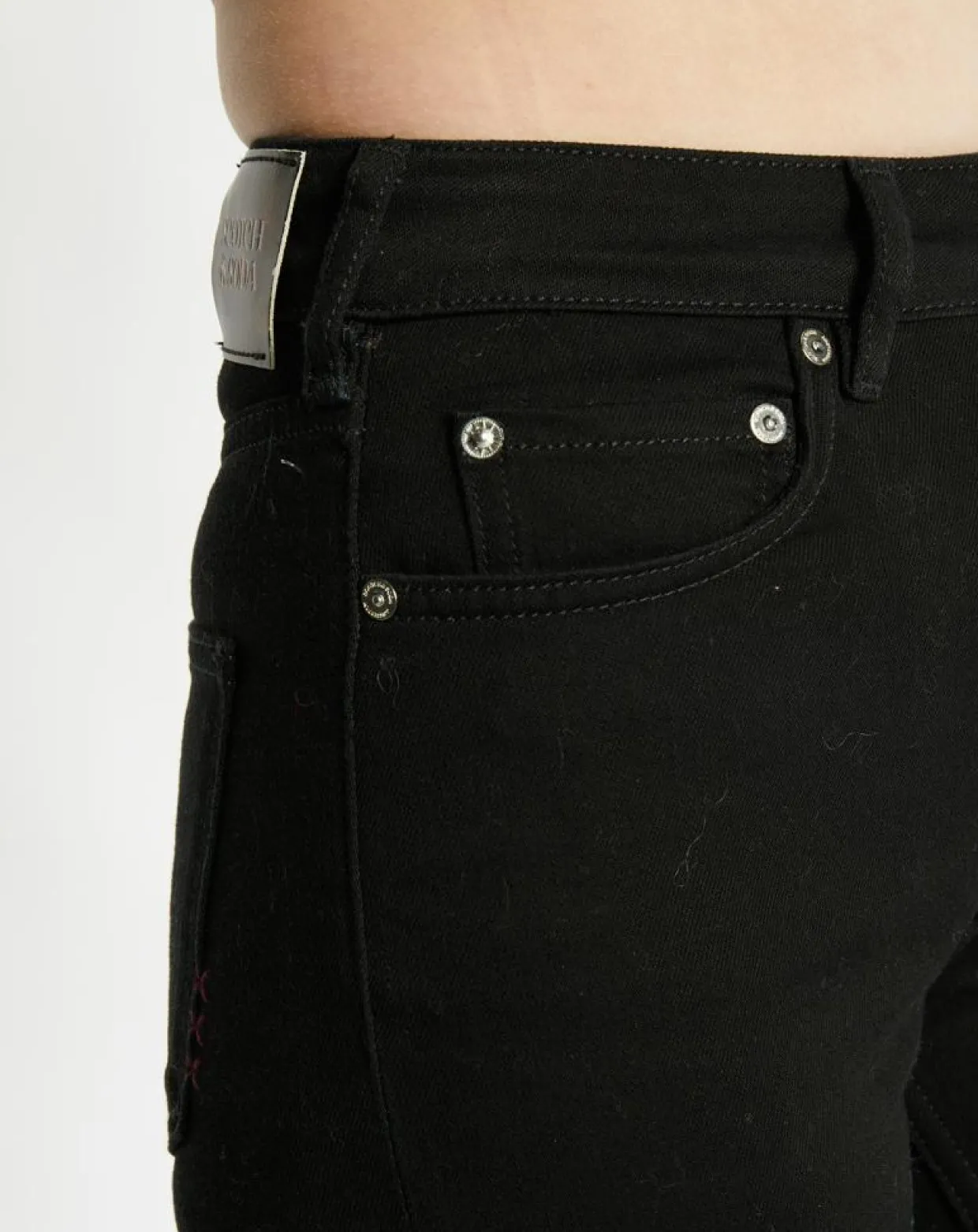 Femme Scotch & Soda Jeans^Jean Flare en Coton Bio mélangé noir