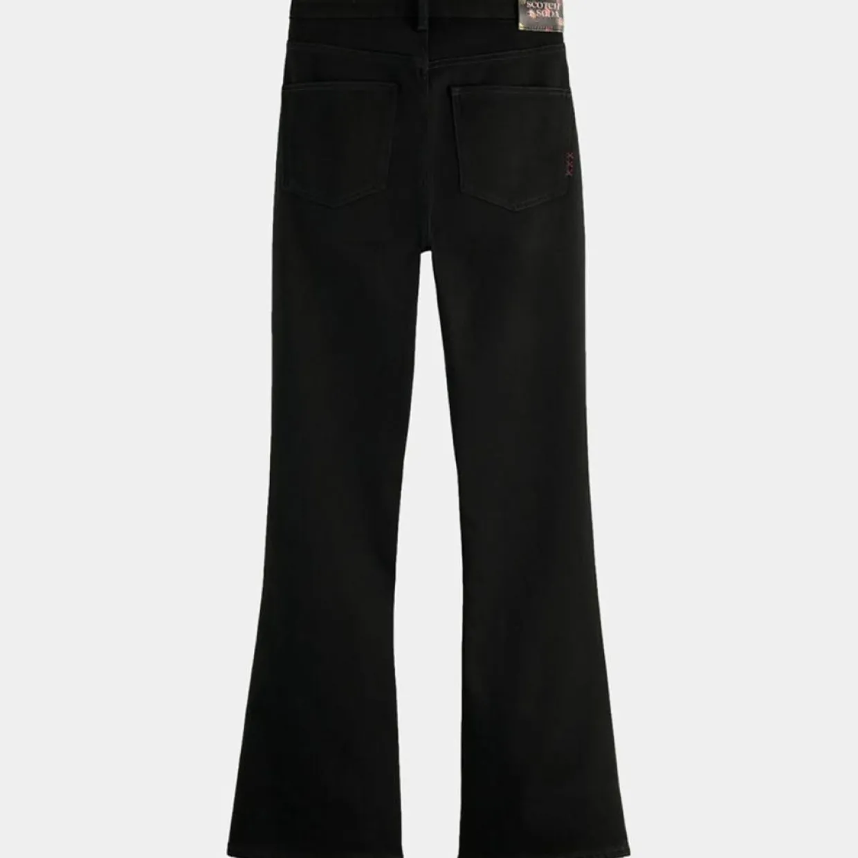 Femme Scotch & Soda Jeans^Jean Flare en Coton Bio mélangé noir