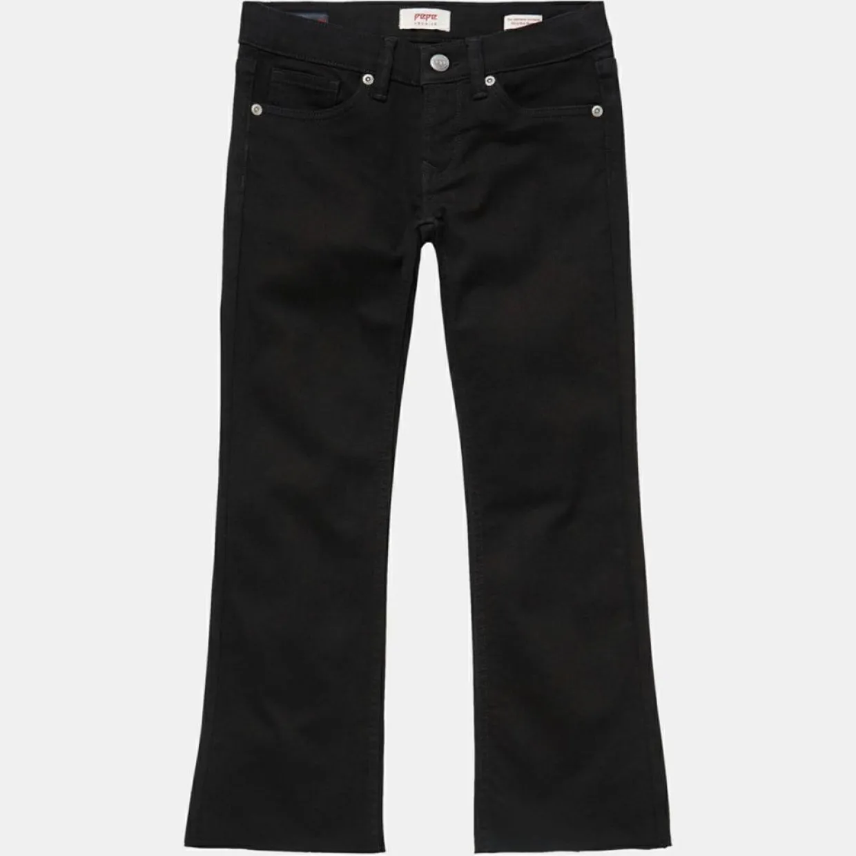Enfant Pepe Jeans Fille^Jean Flare en Toile de coton 7/8 noir