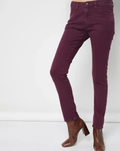 Femme Swildens Jeans^Jean Gigic bordeaux