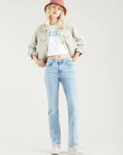 Jean high rise straight 724 Spill T bleu clair-Levi's® Hot
