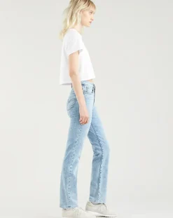 Jean high rise straight 724 Spill T bleu clair-Levi's® Hot