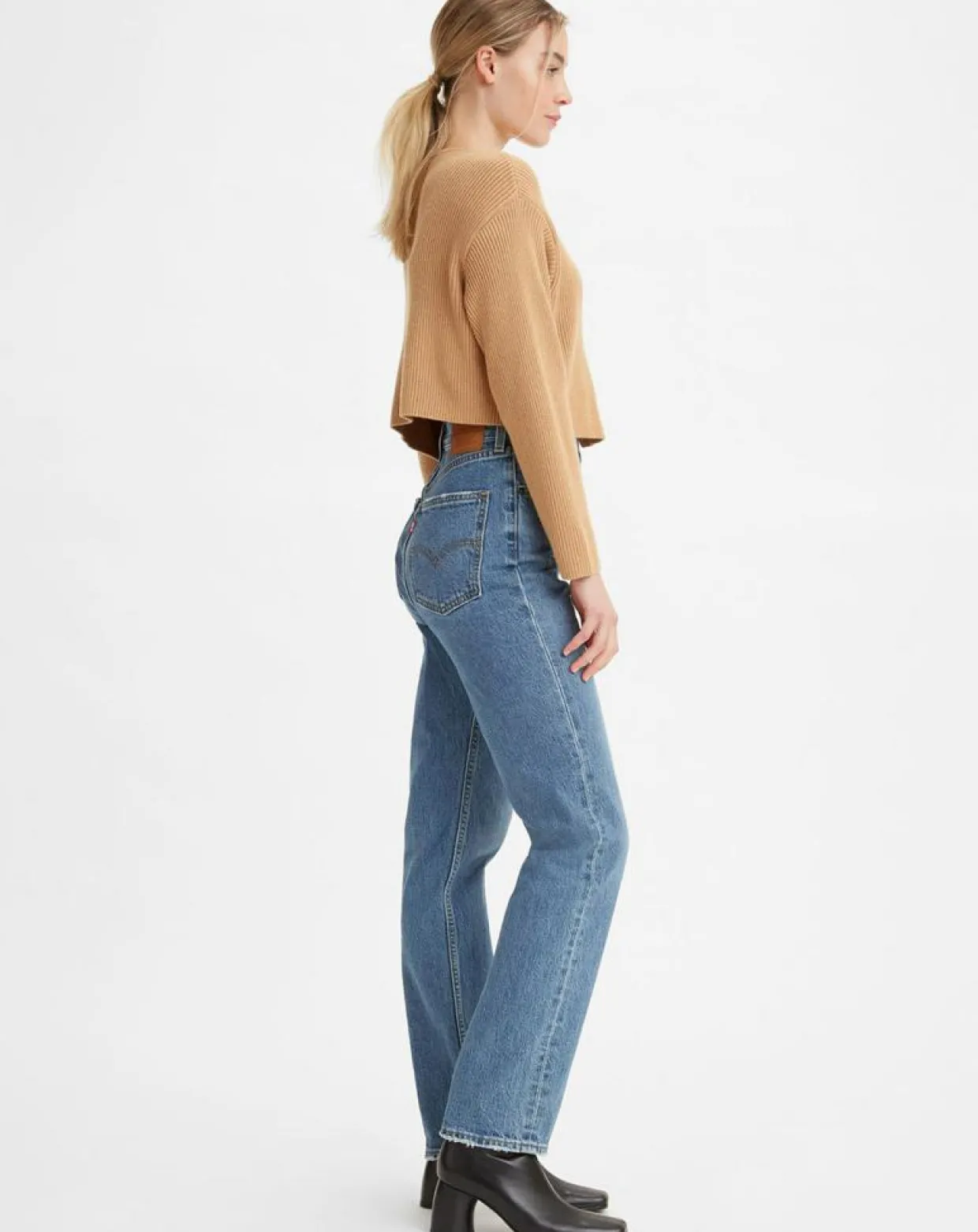 Jean high slim straight 70's bleu-Levi's® Hot
