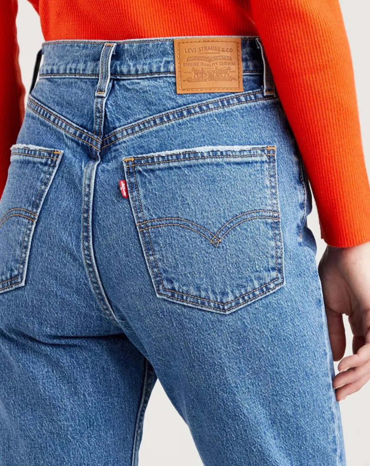 Jean high slim straight 70's bleu-Levi's® Hot