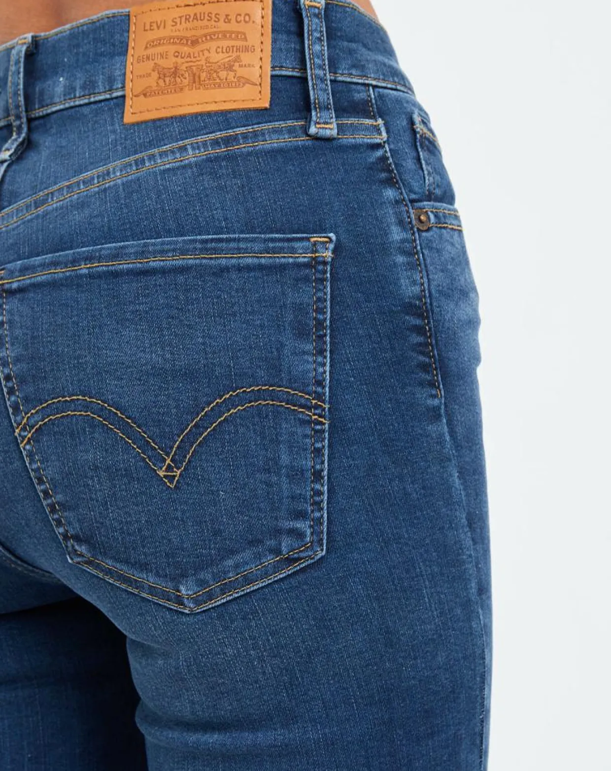 Jean Mile High Super Skinny bleu foncé-Levi's® Hot