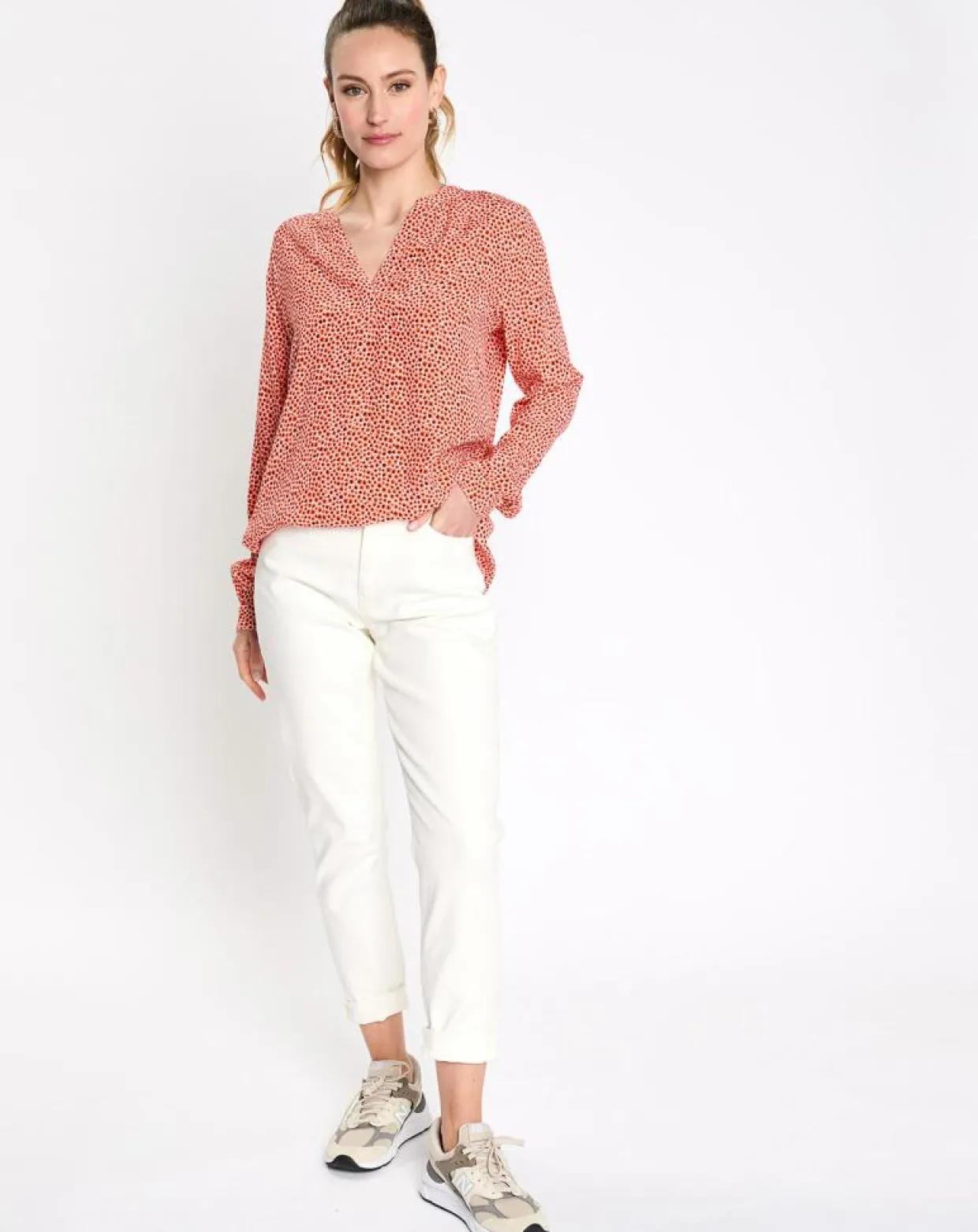 Jean mom écru-Esprit Clearance