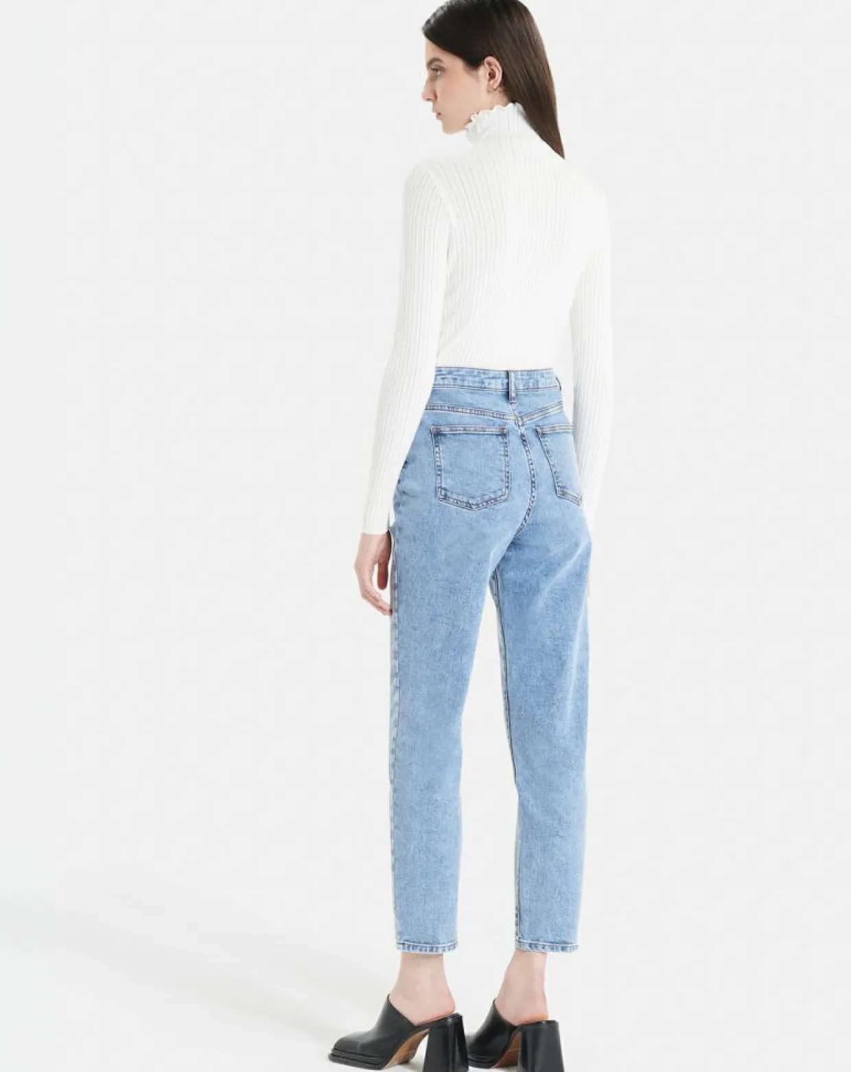 Femme Zapa Jeans^Jean mom Jane bleach