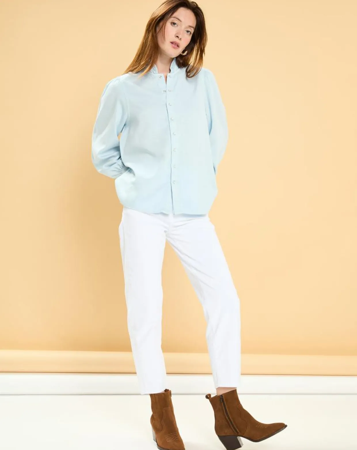 Femme Acquaverde Jeans^Jean Moore blanc
