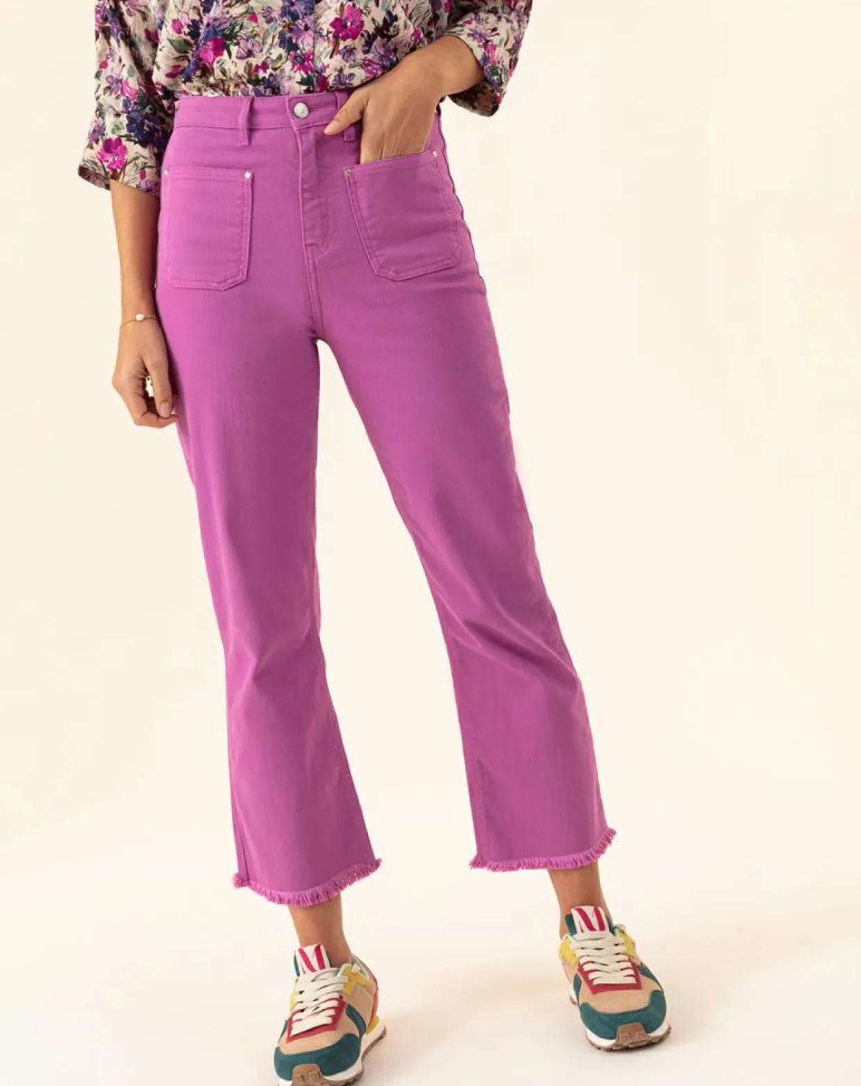 Femme Indies Jeans^Jean Musc pivoine