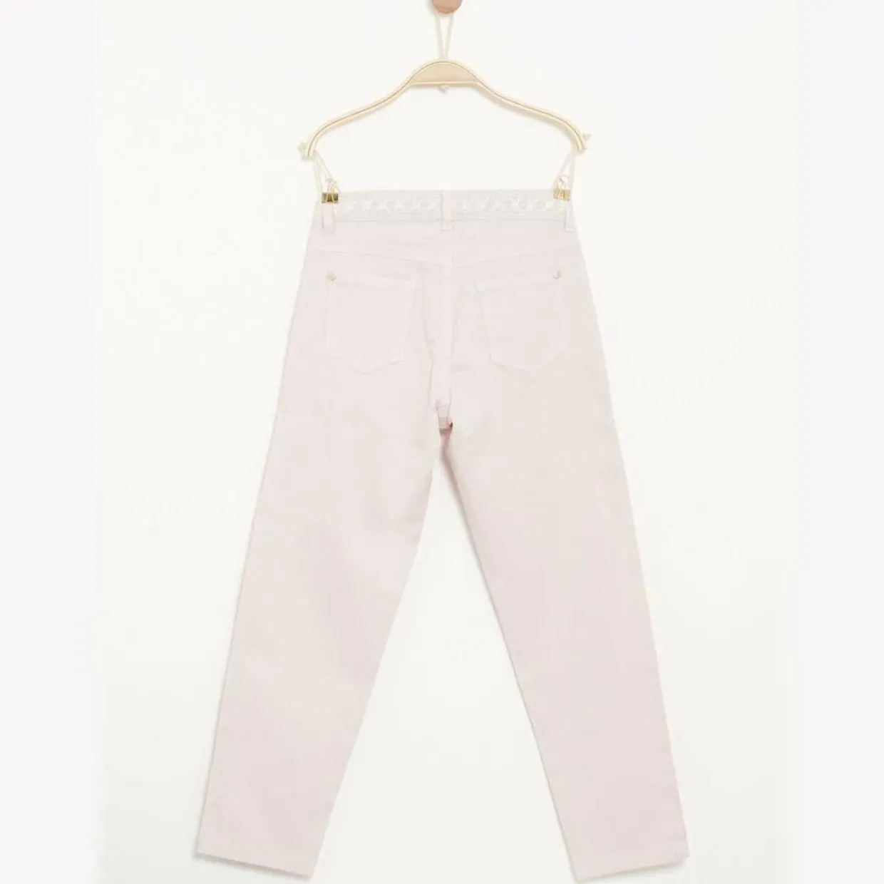 Enfant Karl Marc John Fille^Jean Palty en Coton brodé rose pâle