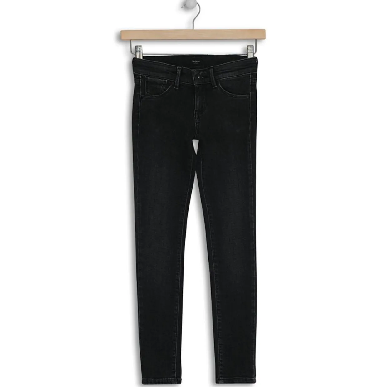 Enfant Pepe Jeans Fille^Jean Pixlette Poche Léopard gris anthracite