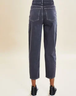 Femme Chloé Stora Jeans^Jean Ravi noir délavé