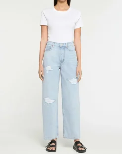 Femme Scotch & Soda Jeans^Jean Regular Fit Abrasion bleu clair
