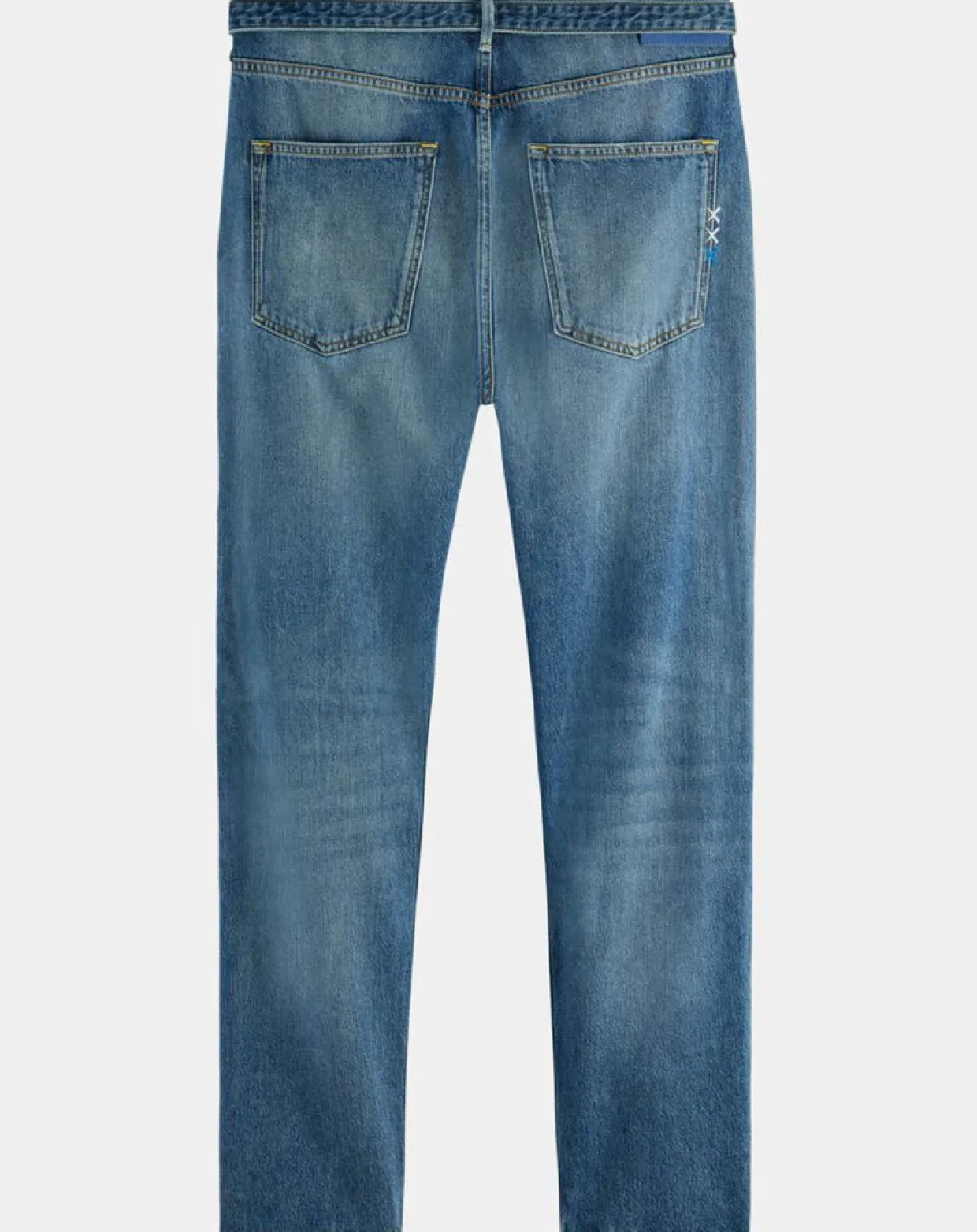 Jean Regular Fit Spin Chino bleu moyen-Scotch & Soda New