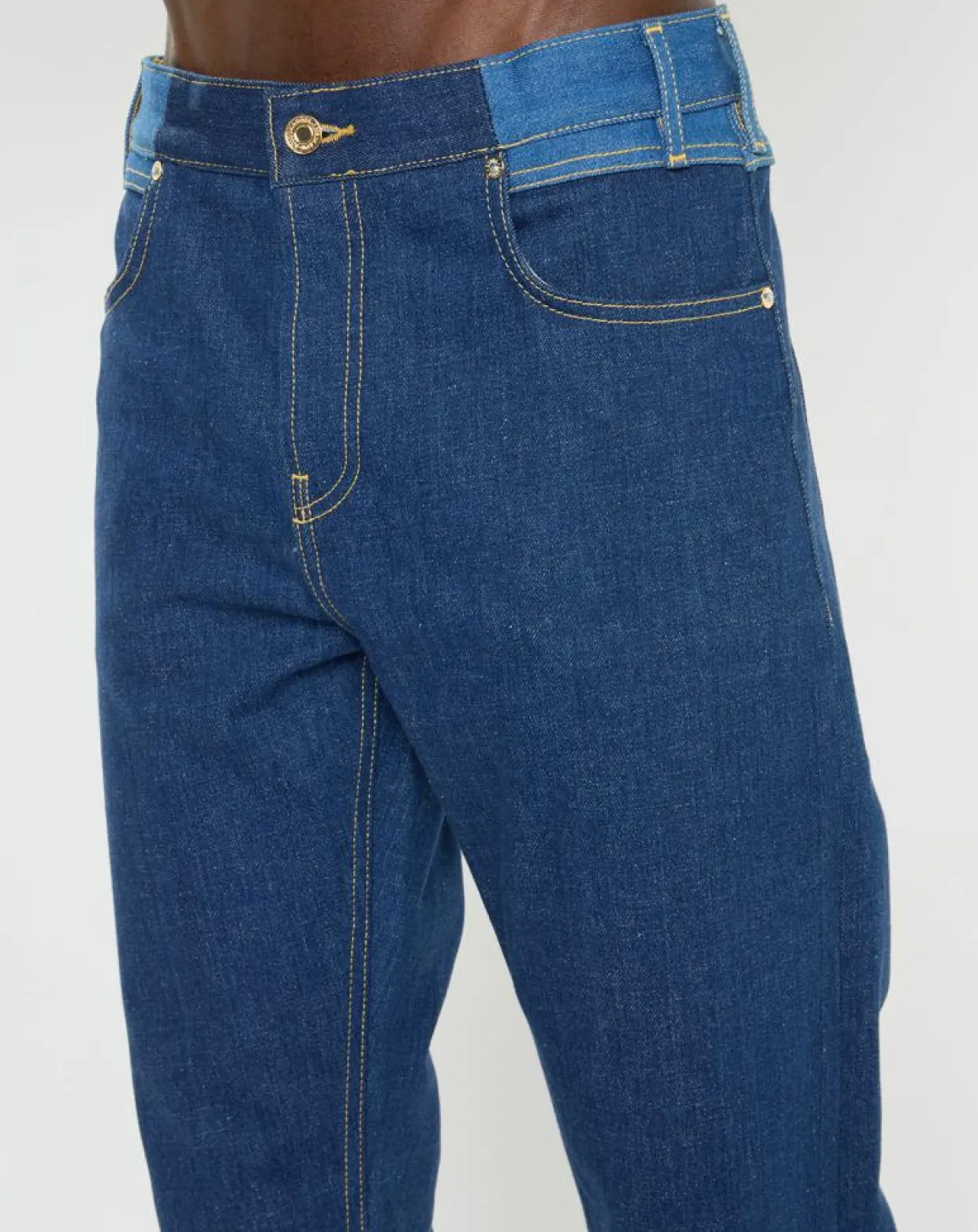 Homme Scotch & Soda Jeans^Jean Regular Fit taille haute bleu